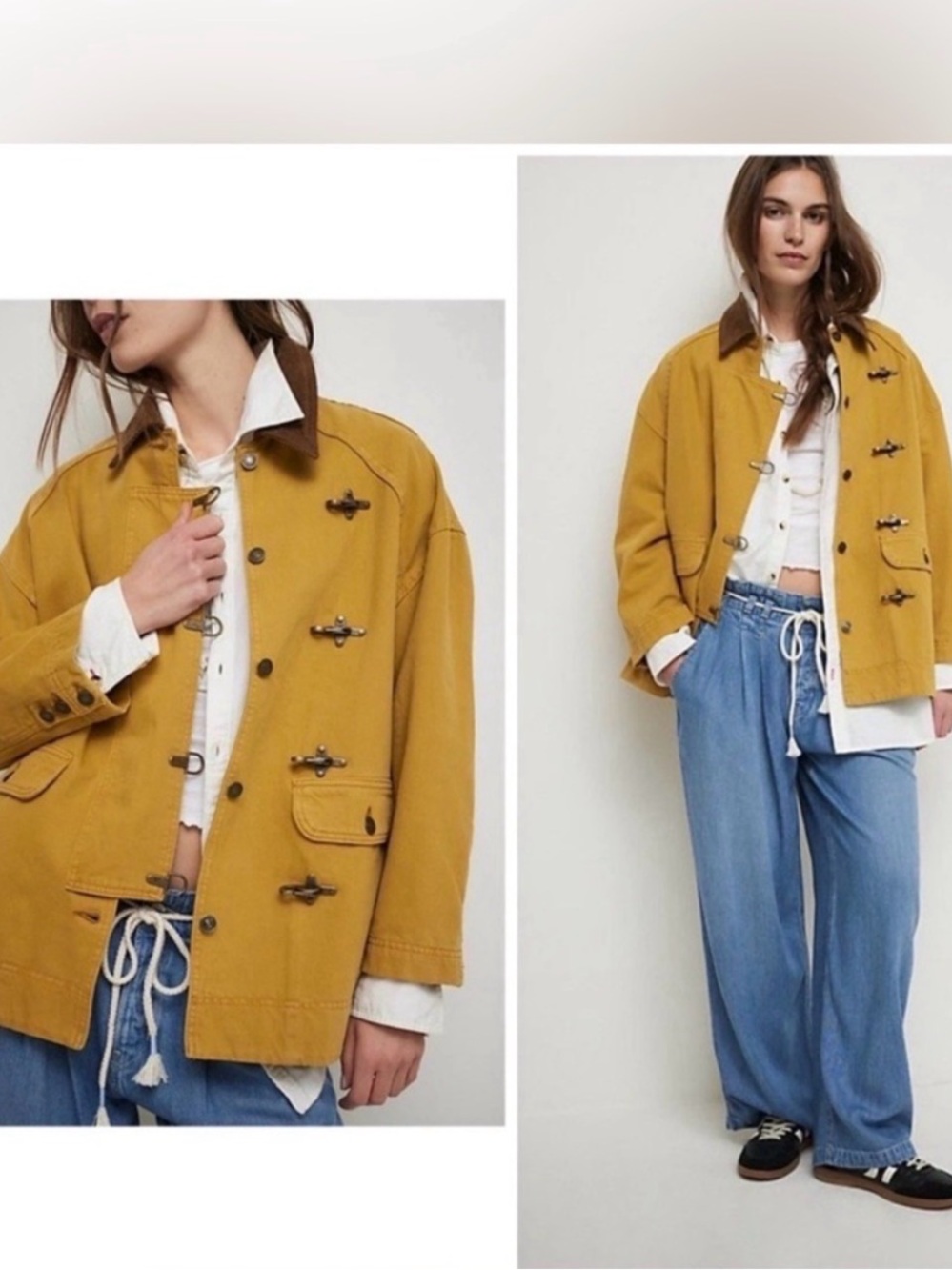 We The Free Mustard Barn Coat